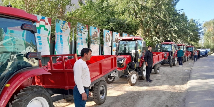 Vanj's farms received new tractors and equipment.