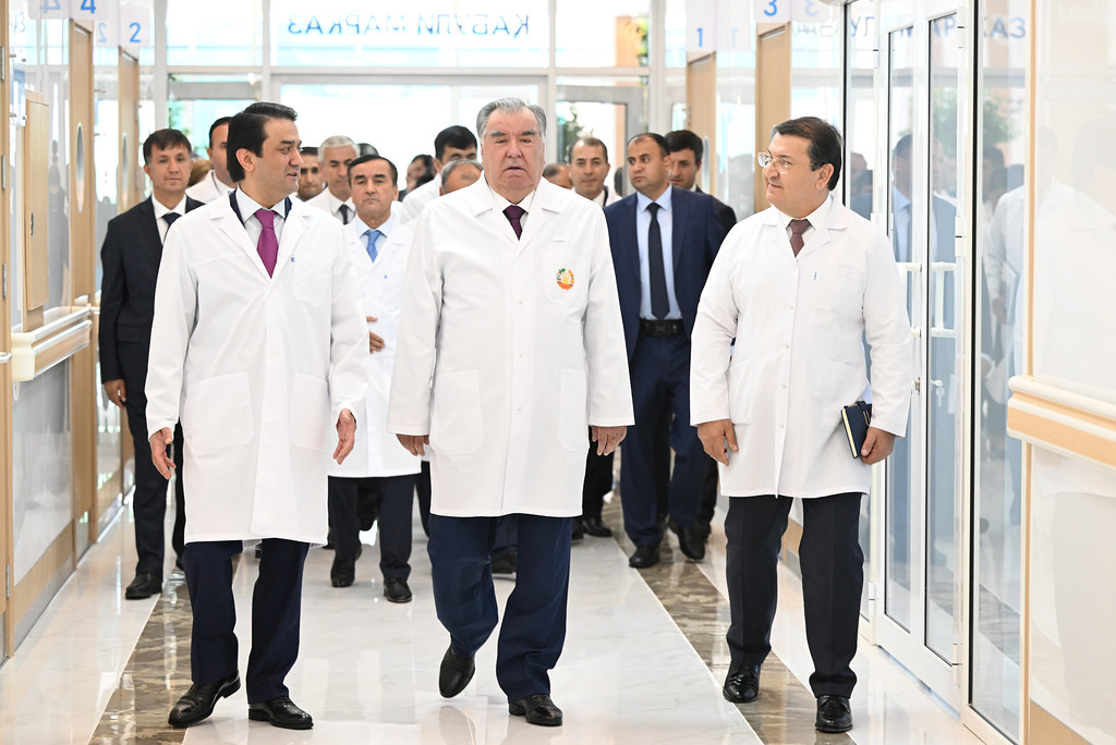 Emomali Rahmon opened the City Clinical Hospital for Intoxication and Burn Injuries in Dushanbe.