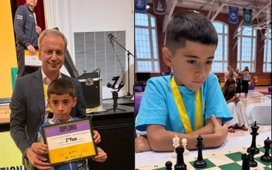 Tajik schoolboy Murodali Saifiyev won silver at the World Chess Championship in the United States.