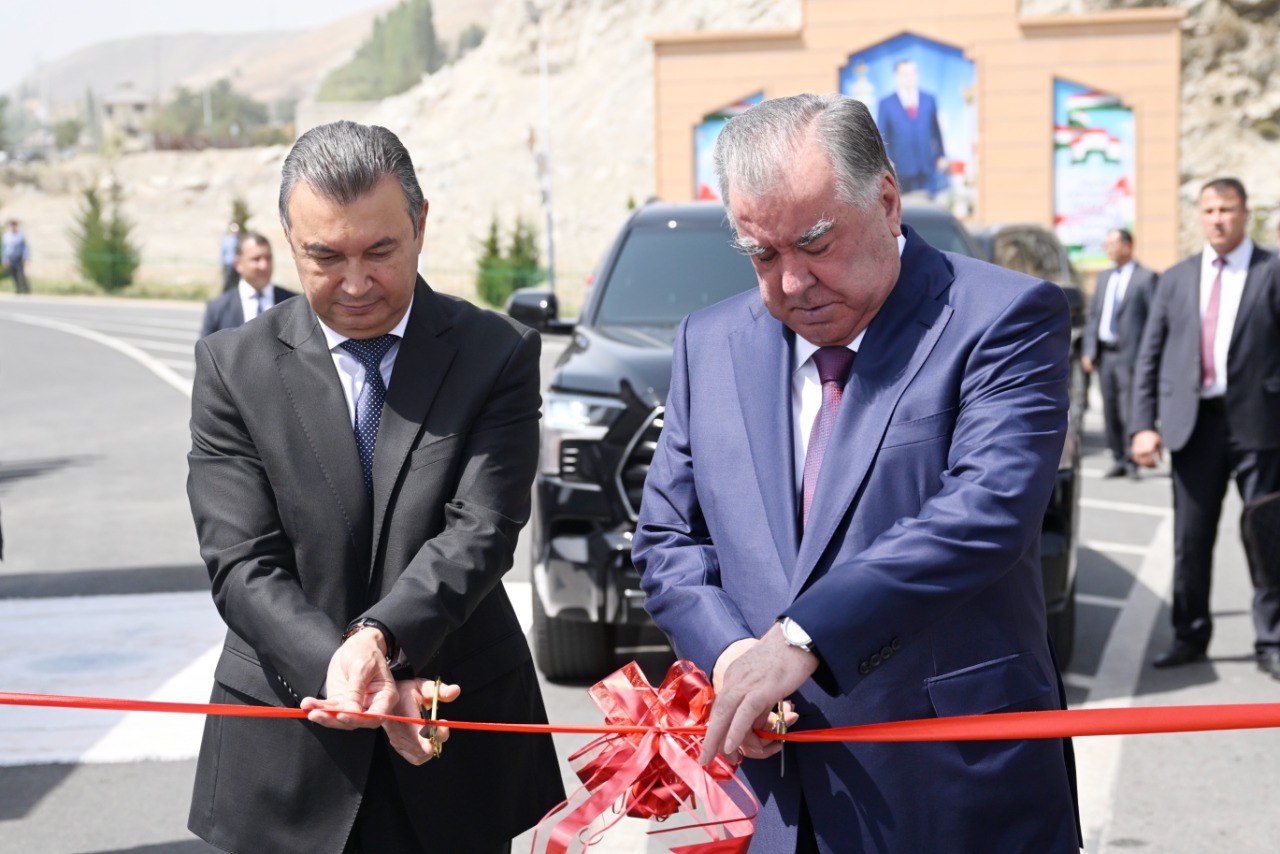 Emomali Rahmon opened new roads in Rogun and the Rasht Valley.