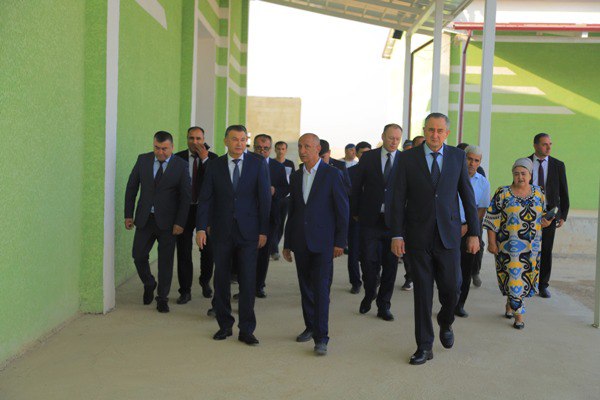 Tajik Prime Minister Kokhir Rasulzoda inspected new facilities in the Khatlon region.