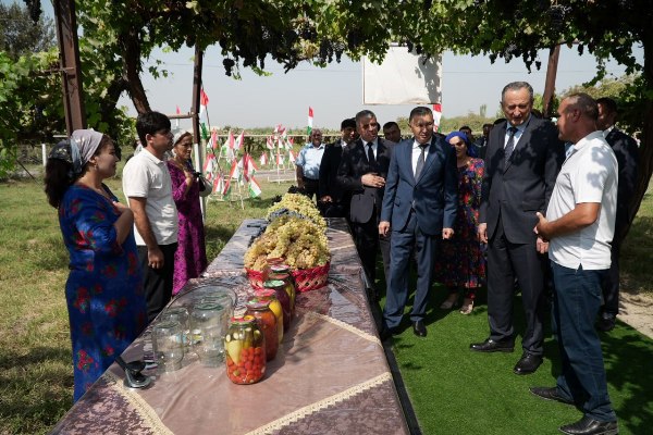 Kokhir Rasulzoda inspected agricultural work and opened new social facilities in the Kushoniyon district