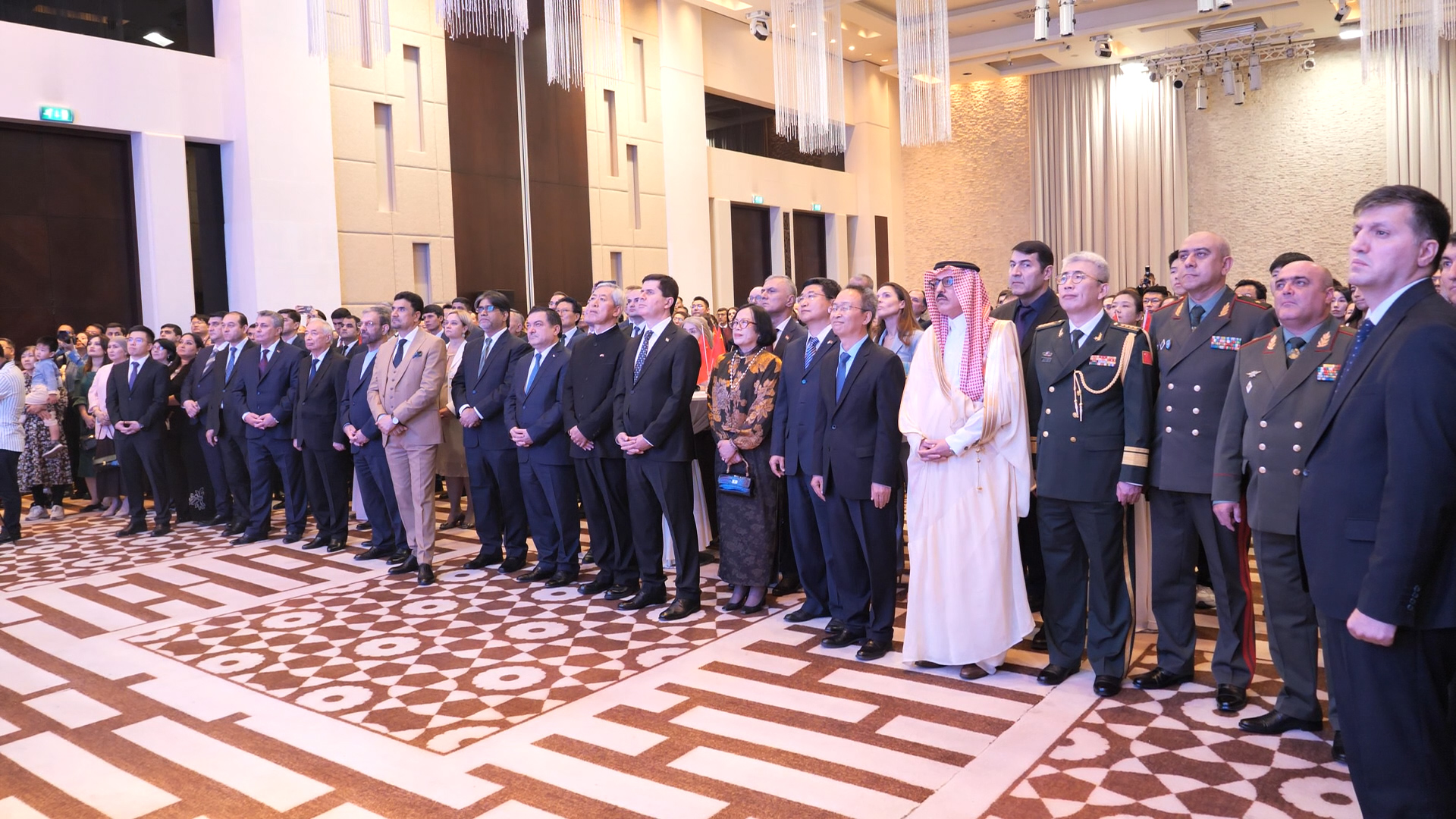 A reception was held in Dushanbe to commemorate the 76th anniversary of the founding of the People's Republic of China.