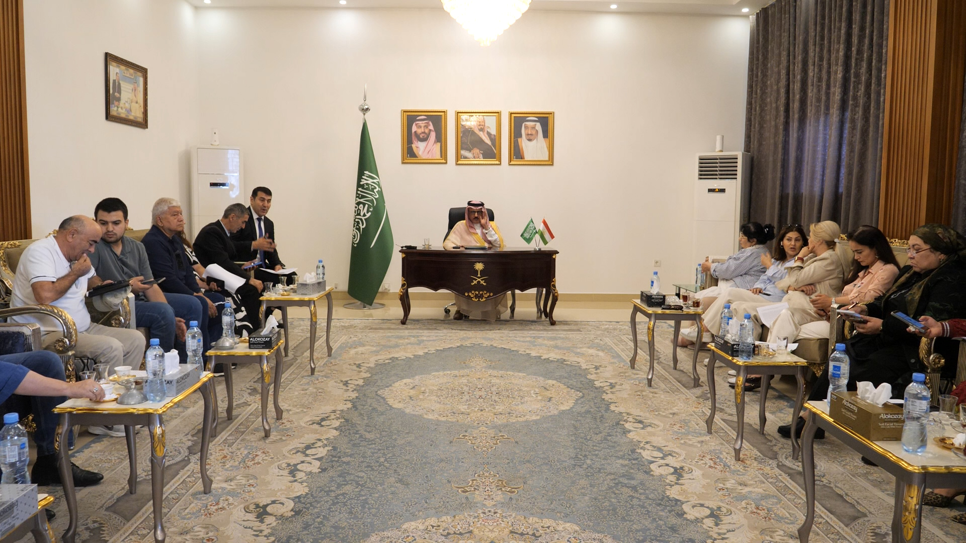 The Saudi Arabian Ambassador held a press conference in Dushanbe.