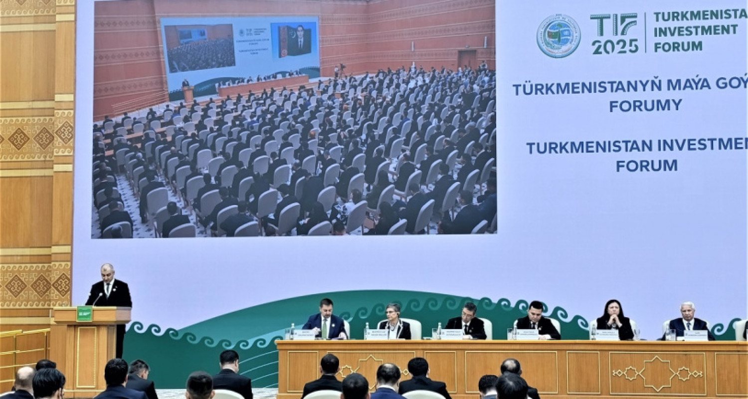 The Turkmenistan Investment Forum (TIF 2025) has opened in the Avaza National Tourist Zone.