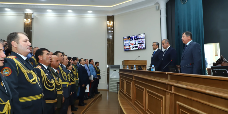 The Ministry of Internal Affairs of Tajikistan celebrated the 34th anniversary of the country's independence and awarded its employees.