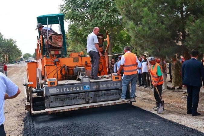 In Konibodom, almost 90 kilometers of roads have been paved since the beginning of the year.