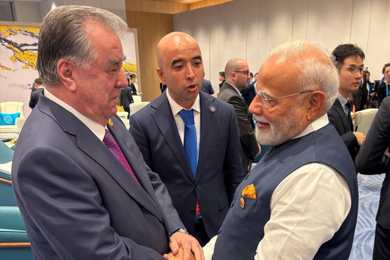 Emomali Rahmon held a conversation with Indian Prime Minister Narendra Modi