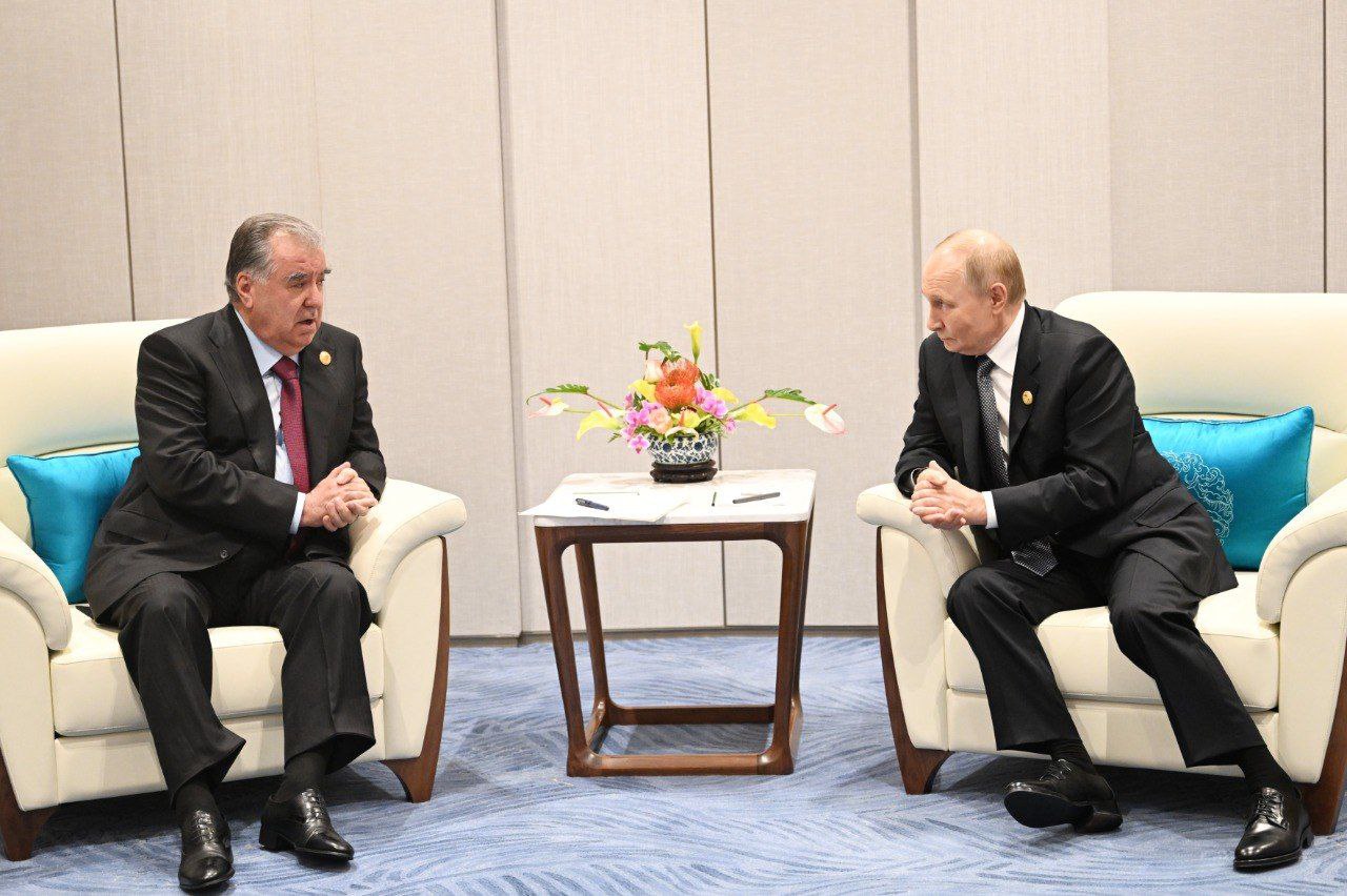 Emomali Rahmon and Vladimir Putin discussed bilateral relations and the regional agenda.