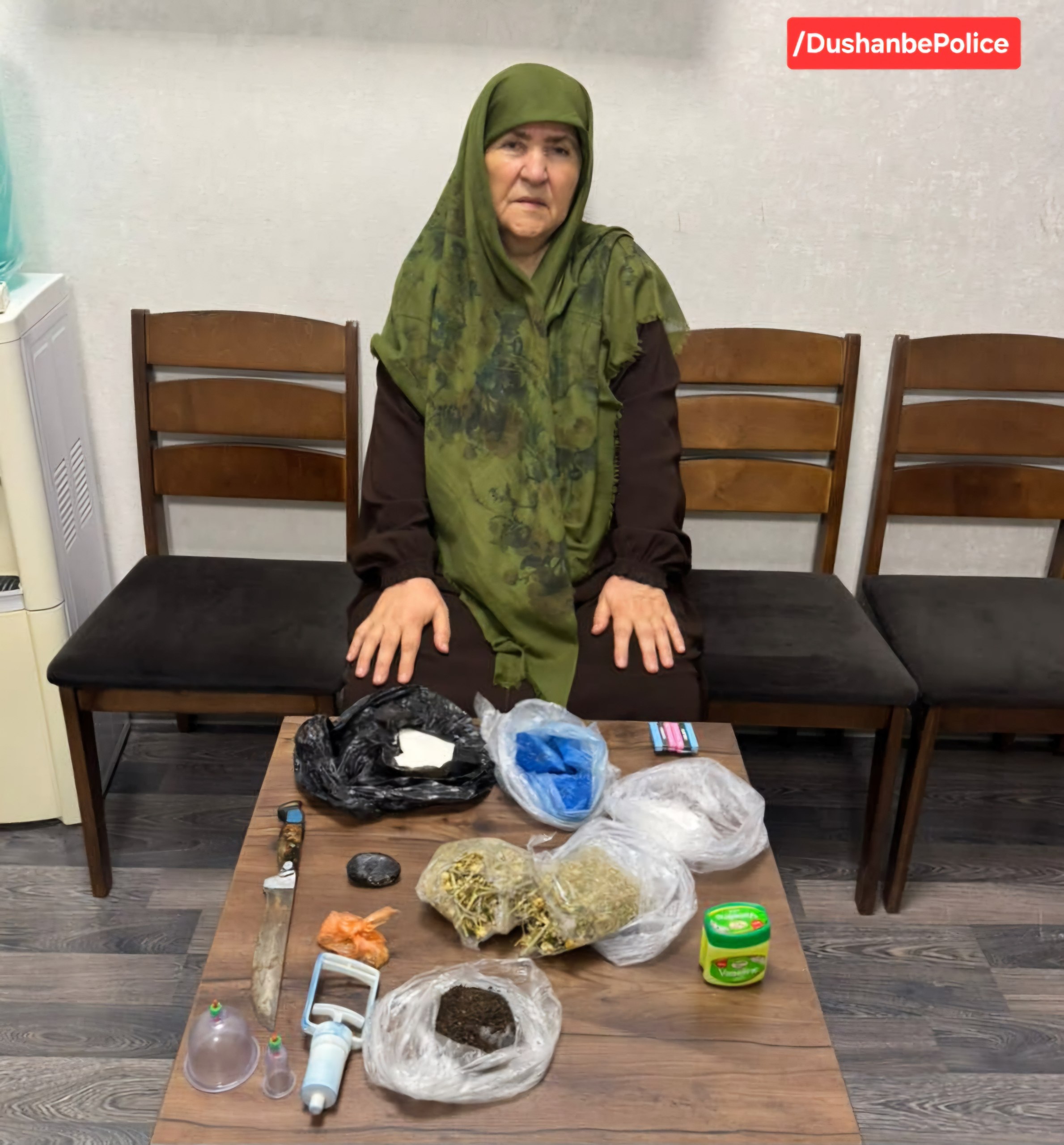A woman was arrested in Dushanbe for practicing fortune telling and witchcraft.