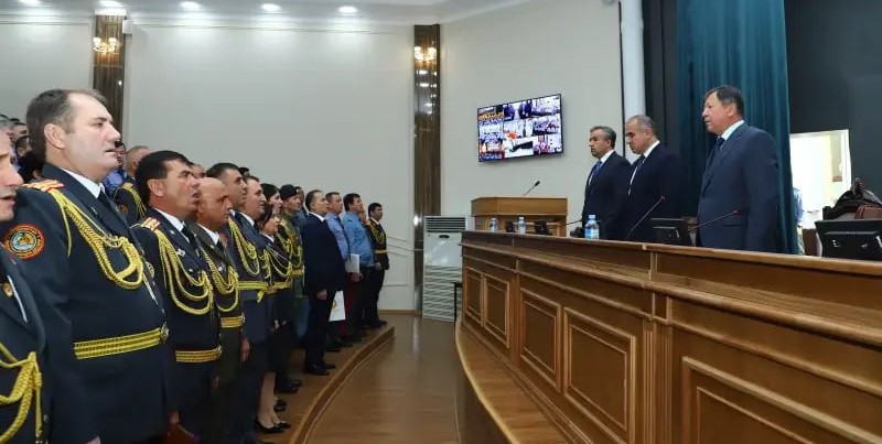 The police will always be loyal to the people – a ceremonial meeting of the Ministry of Internal Affairs was held in Dushanbe in honor of Independence Day.