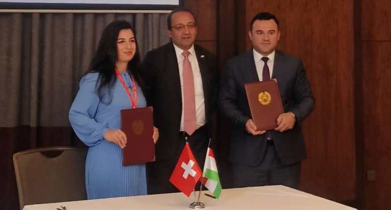 A Tajik-Swiss business forum was held in Dushanbe, with the signing of a Memorandum of Cooperation.