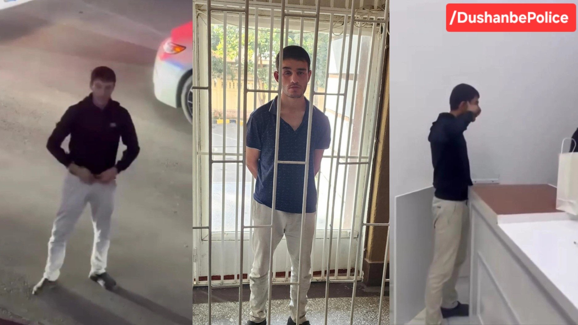 A man was arrested in Dushanbe for disturbing public order and insulting passersby.