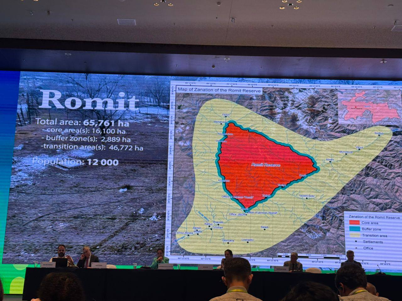The Romit Biosphere Reserve has been included in the UNESCO World Network of Nature Reserves.