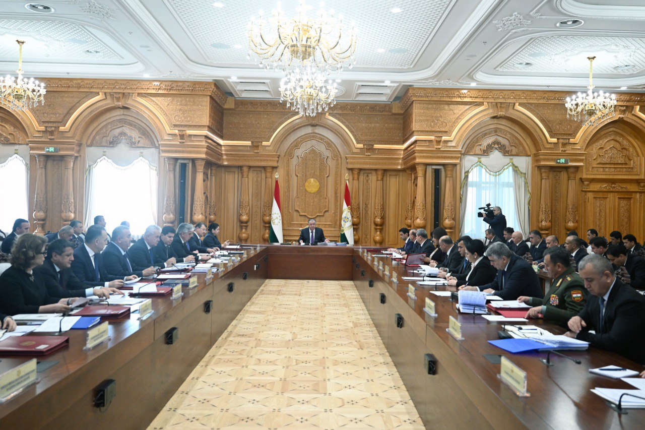 A meeting of the Government of Tajikistan chaired by Emomali Rahmon was held in Dushanbe.