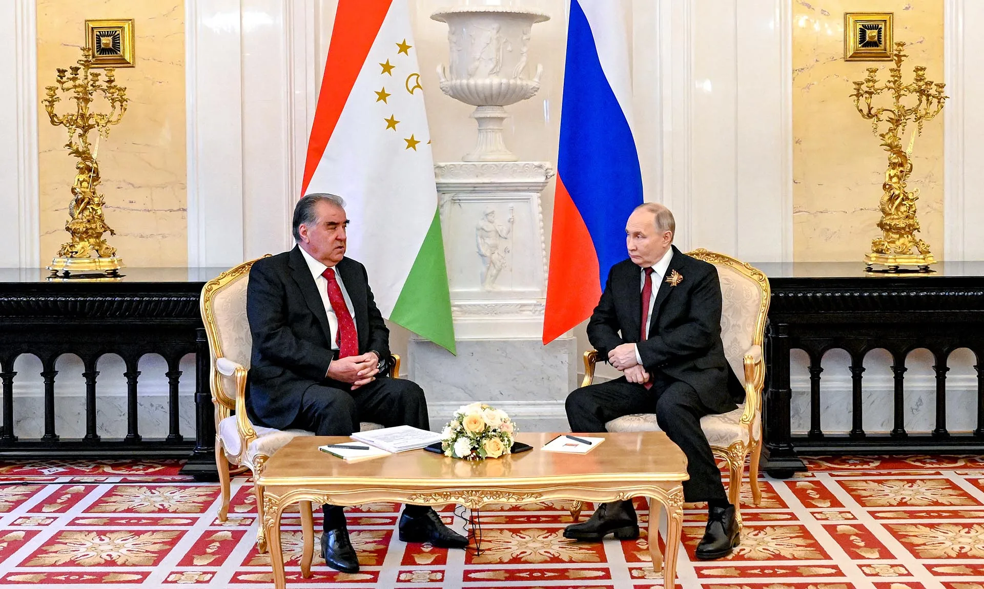 Emomali Rahmon and Vladimir Putin spoke by phone