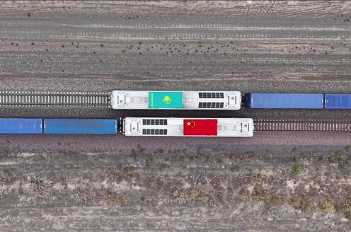 Kazakhstan has launched a second railway line, Dostyk-Moiynty, for transit from China.