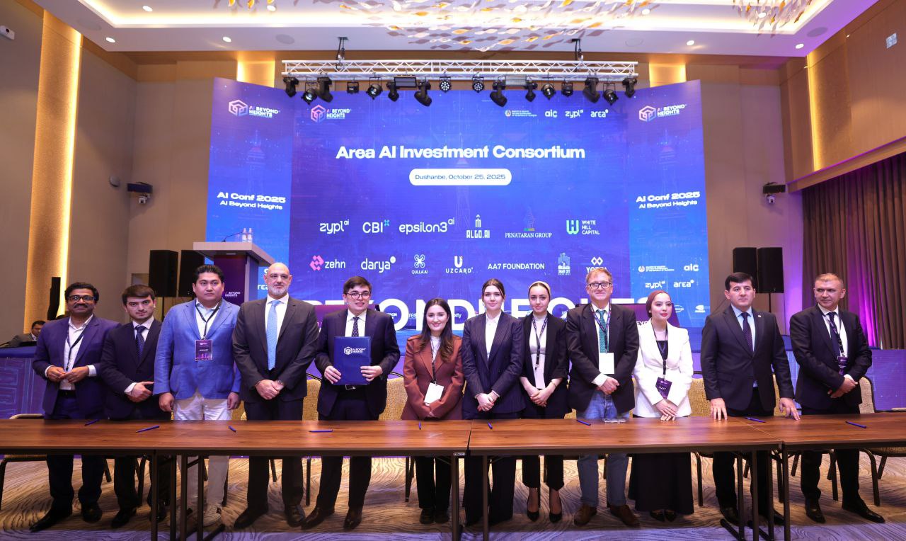 The Area AI investment consortium, a project for the world's first Special Zone for Artificial Intelligence, was signed in Dushanbe.