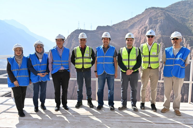 Malaysia's Crown Prince praised the construction of the Rogun hydroelectric power station.