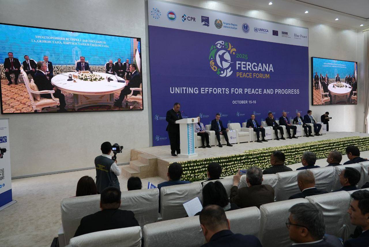 Tajikistan, Uzbekistan, and Kyrgyzstan discussed the future of the Fergana Valley at a peace forum.