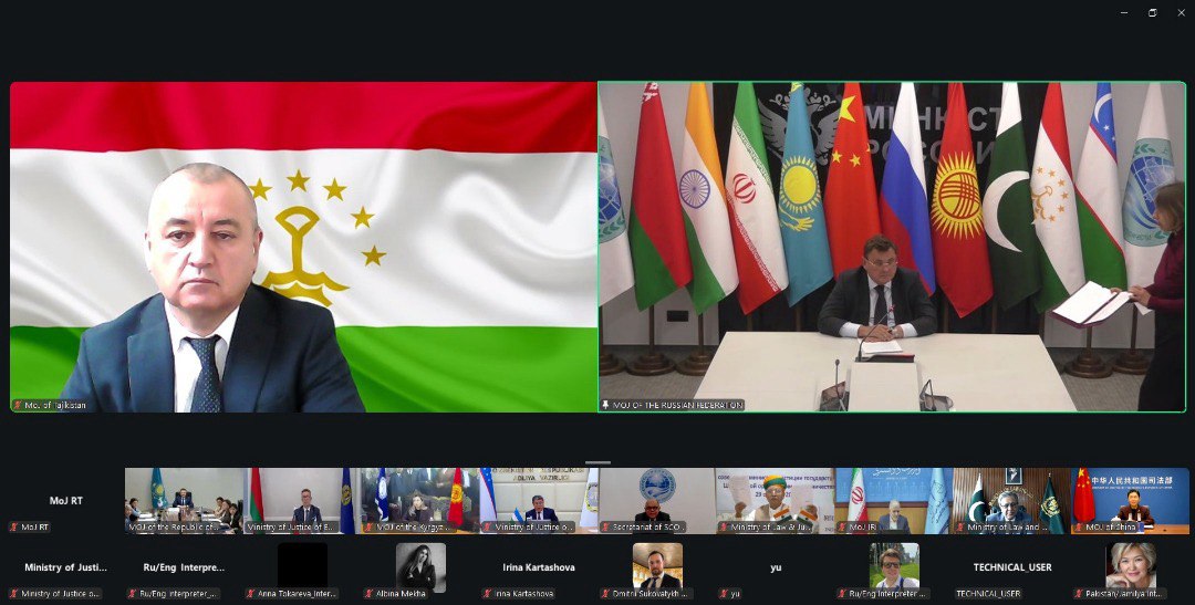 The next consultation of the SCO justice ministers will be held in Tajikistan.