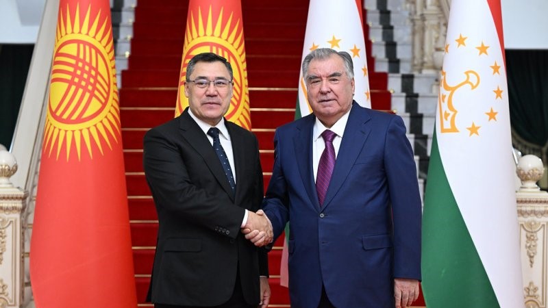 Emomali Rahmon met with President of the Kyrgyz Republic Sadyr Japarov
