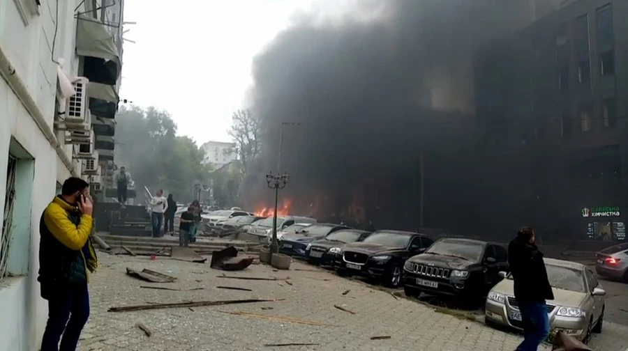 A massive drone strike on the Dnieper River left one dead and dozens injured.
