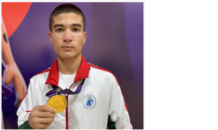 Behruz Umarov won Tajikistan's first gold medal at the 2025 CIS Games.