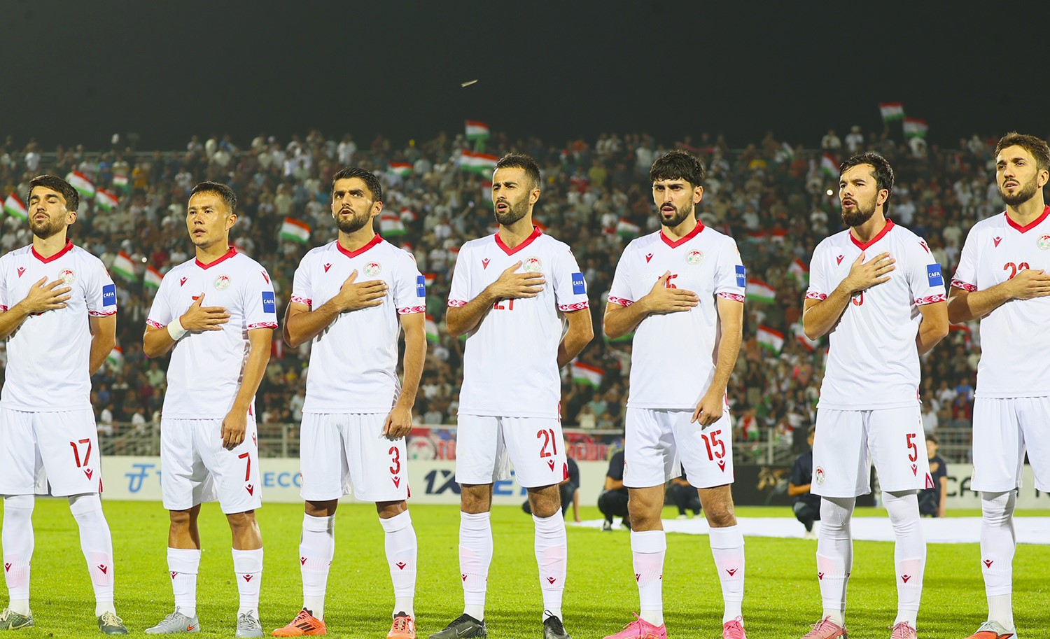 The Tajikistan national team will host the Maldives national team at the Hisor Central Stadium.