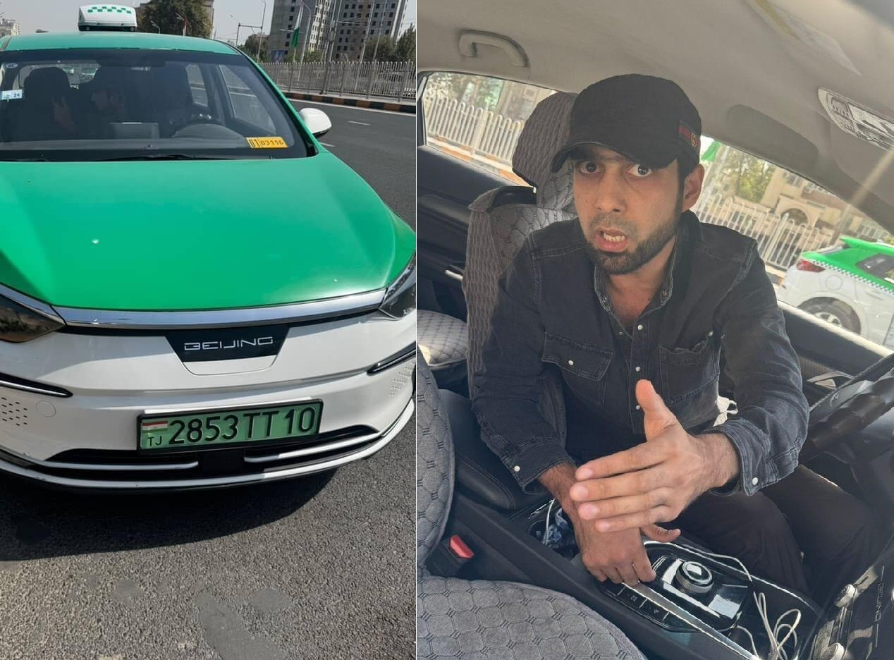 A taxi driver in Dushanbe was arrested for rude behavior towards passengers.