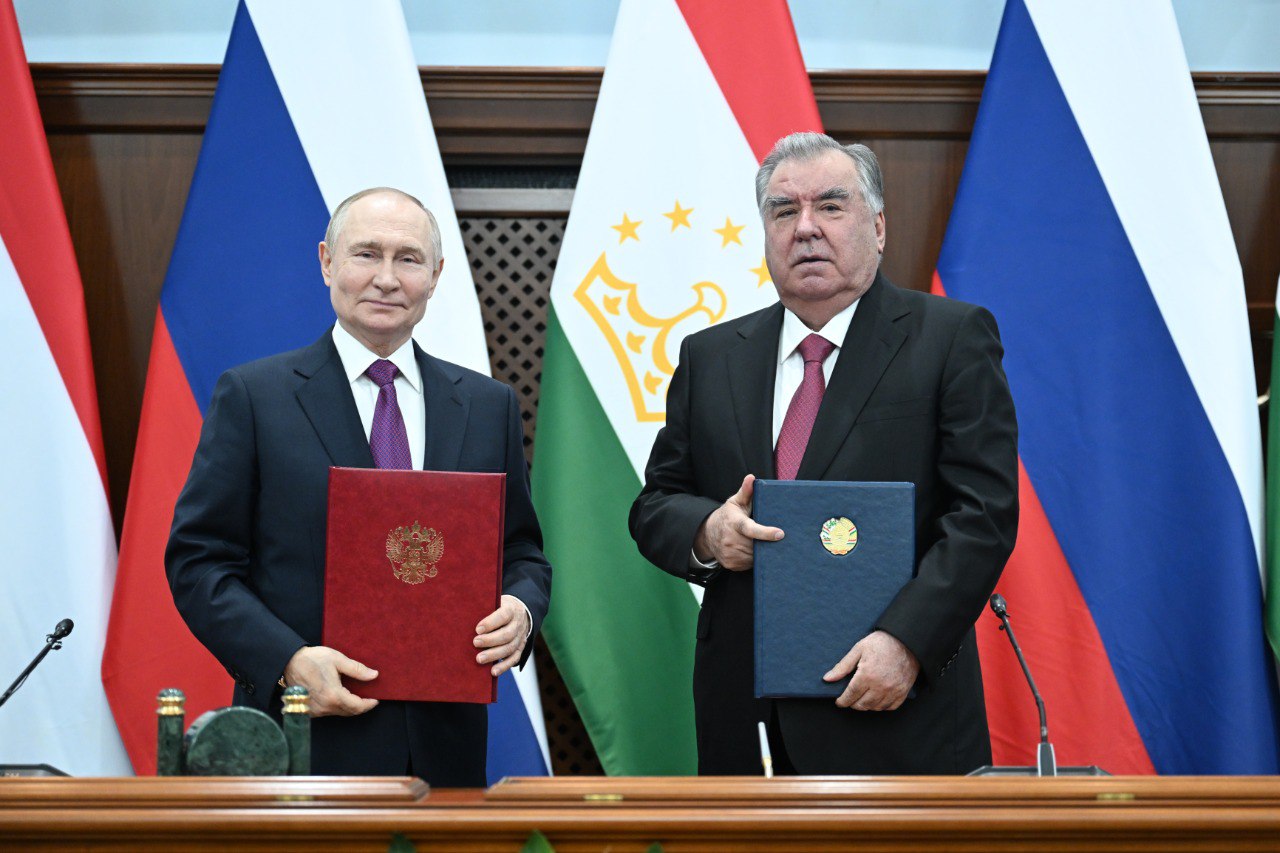 A ceremony to sign and exchange cooperation documents between Tajikistan and Russia took place in Dushanbe.