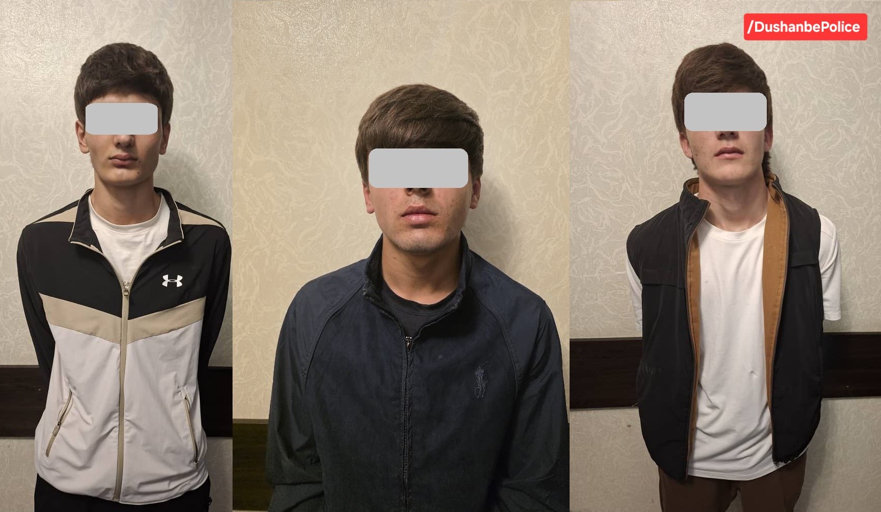 Three minors have been detained in Dushanbe on suspicion of armed robberies.