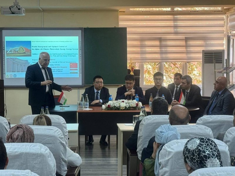 Scientific cooperation between Tajikistan and China in the field of renewable energy was discussed in Dushanbe.