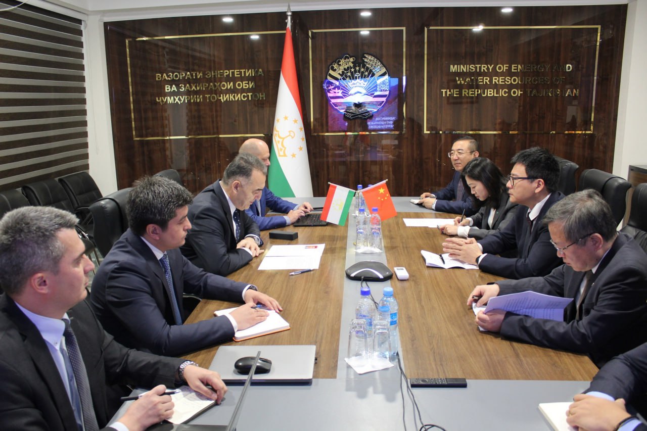 Energy projects were discussed with the Chinese company Shanghai Electric in Dushanbe.