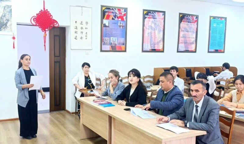 An open lecture on the Chinese language was held at the International University of Tourism and Entrepreneurship of Tajikistan.