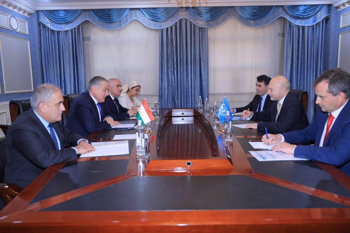 The Tajik Foreign Minister met with the head of the UN Regional Centre for Preventive Diplomacy.