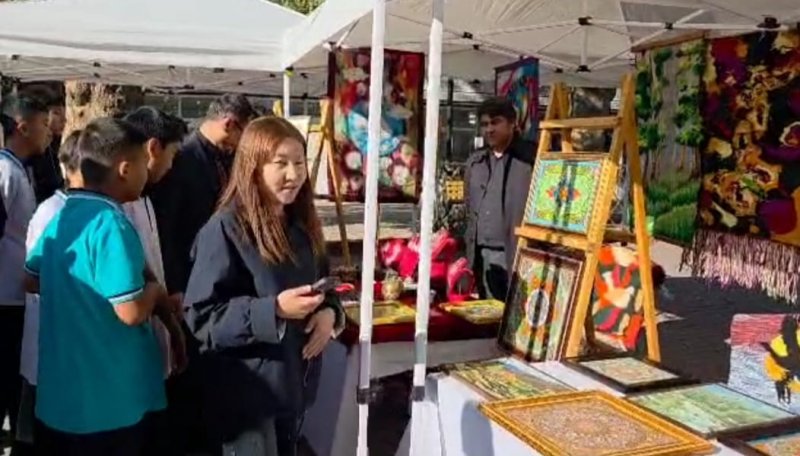 Tajik contemporary art was presented at an international exhibition in Kyrgyzstan.