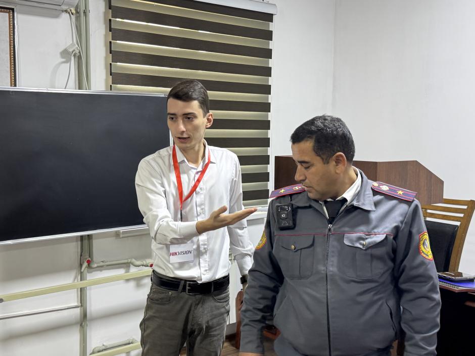 Dushanbe traffic police officers will be equipped with body cameras.