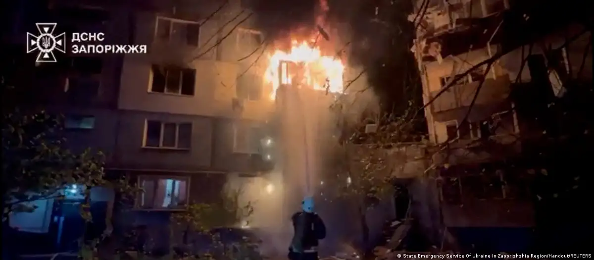 Five people died after a Russian strike on Zaporizhzhia.
