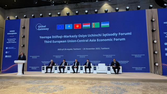 A delegation from Tajikistan took part in the third European Union – Central Asia Economic Forum.