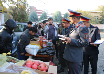 An agricultural fair was held in Dushanbe to mark Tajik Police Day.