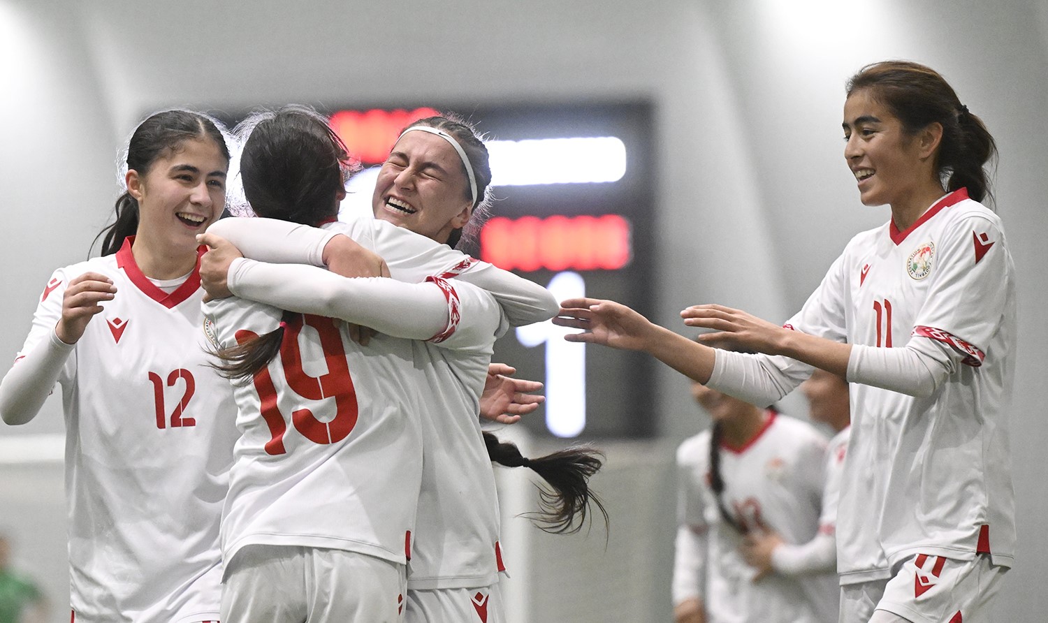 The Tajikistan women's U-18 team defeated Turkmenistan at the start of the 2025 CAFA Championship.