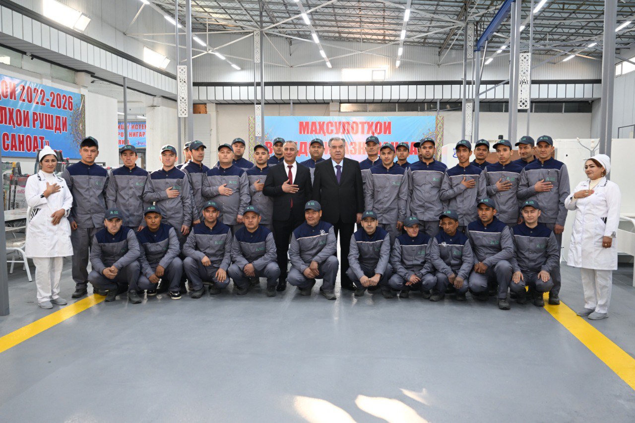 Emomali Rahmon opened a number of industrial, educational, and social facilities in Istaravshan