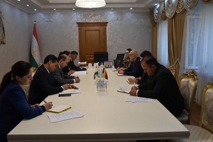 Tajikistan and Germany discussed cooperation in vocational education and German language learning.