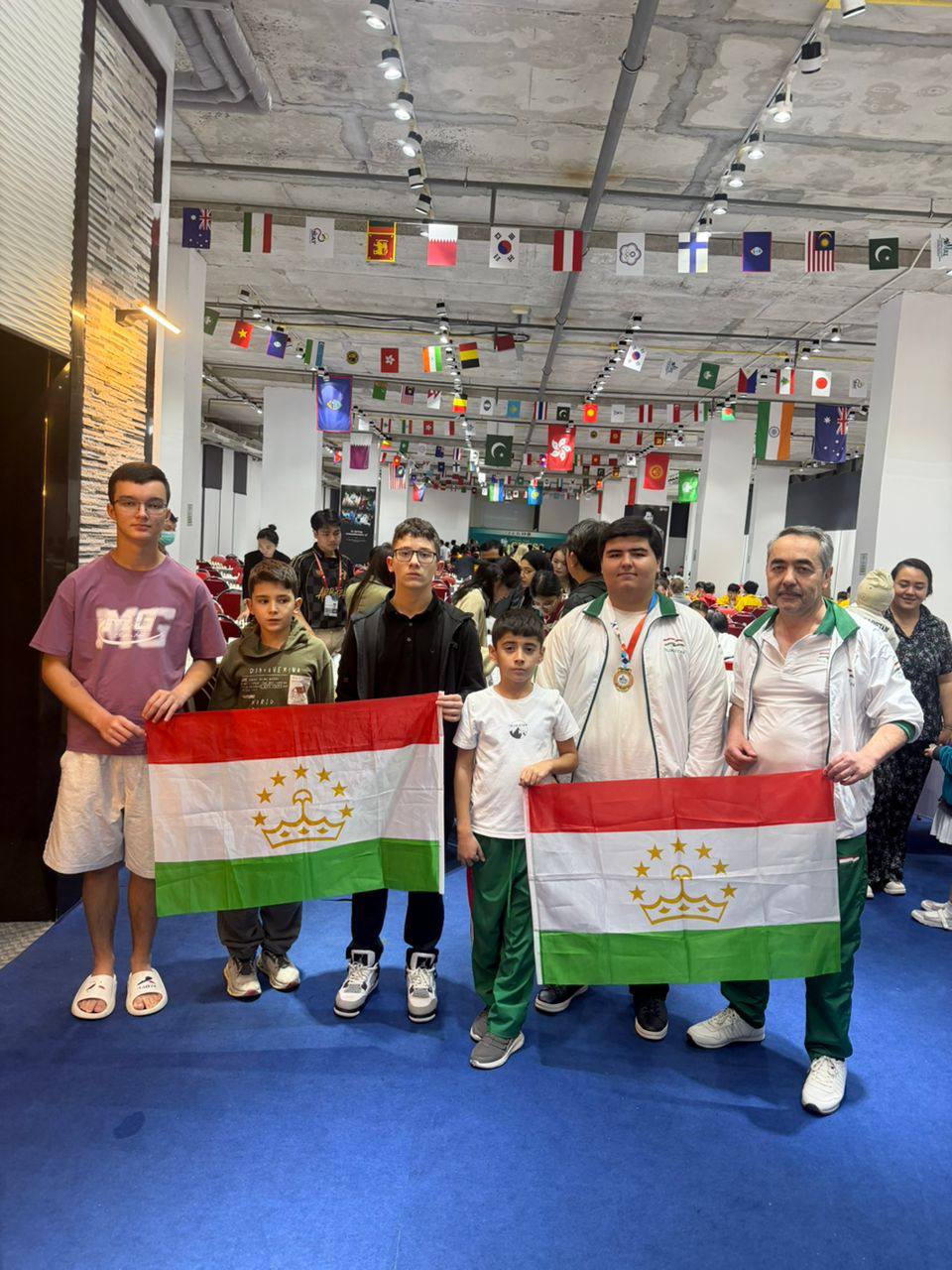 Tajikistan starts with a medal at the Asian Junior Rapid Chess Championship