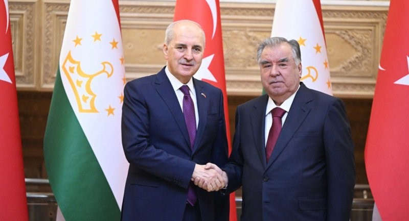 Emomali Rahmon received the Chairman of the Grand National Assembly of the Republic of Turkey, Numan Kurtulmuş