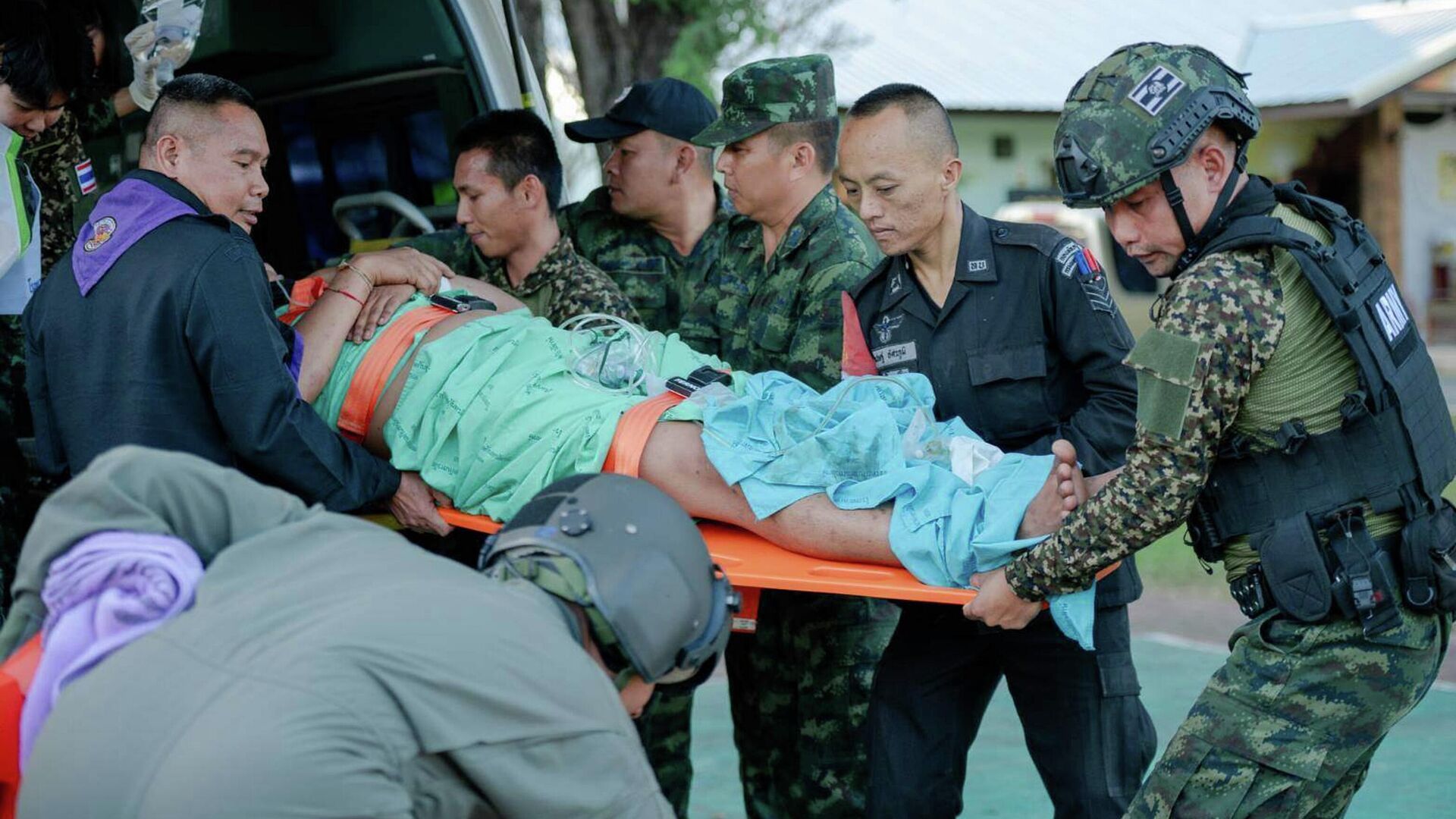 Fighting broke out on the border between Thailand and Cambodia.