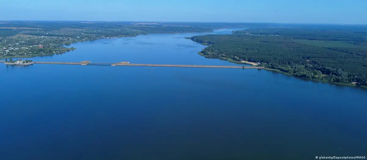 A Russian strike damaged the Pechenezhskoye Reservoir dam in the Kharkiv region.