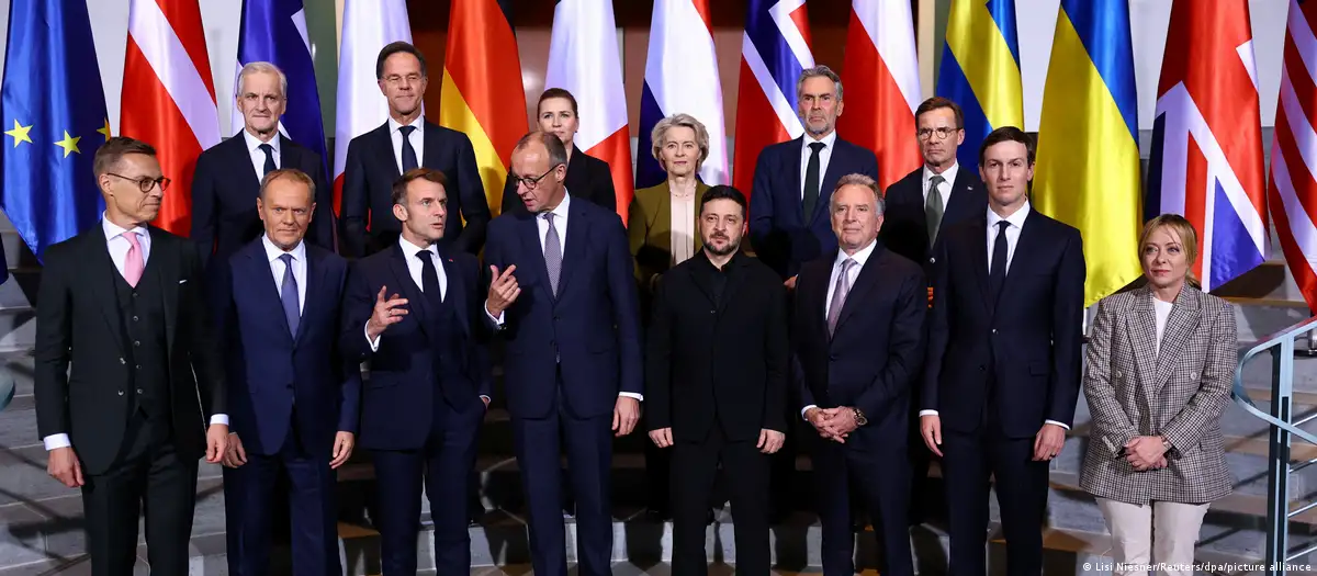 Zelensky in Berlin: Discussing territories, security guarantees, and multinational forces