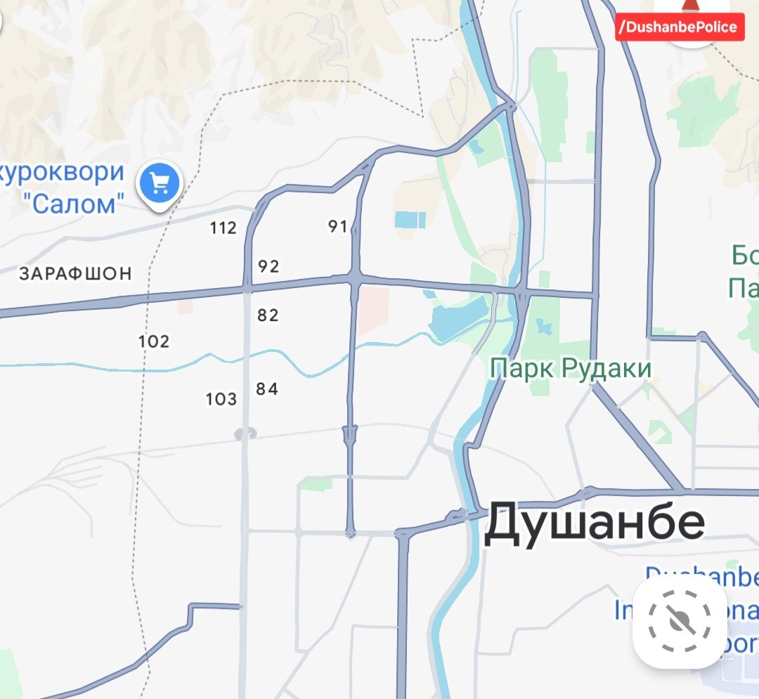 Traffic will be temporarily restricted in Dushanbe.